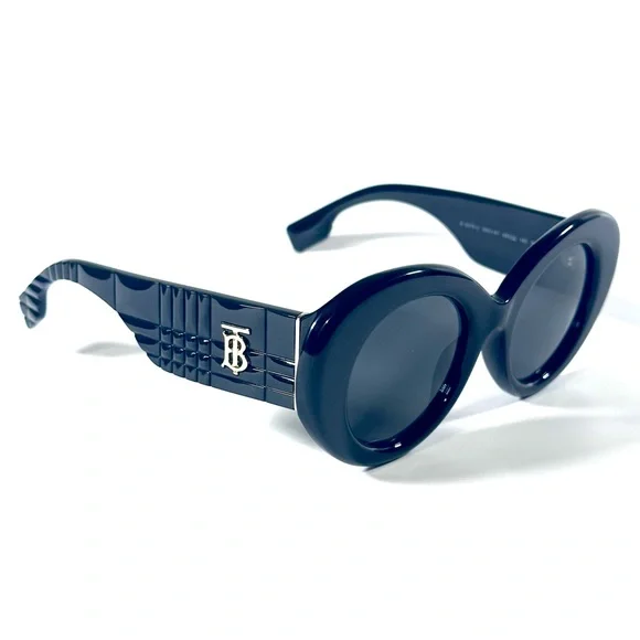 Burberry B 4370 U 3001/87 Margot Black Dark Grey 49mm Women's Sunglasses BE4370 - Picture 8 of 8
